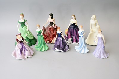 Lot 294 - Royal Worcester and Royal Doulton ladies