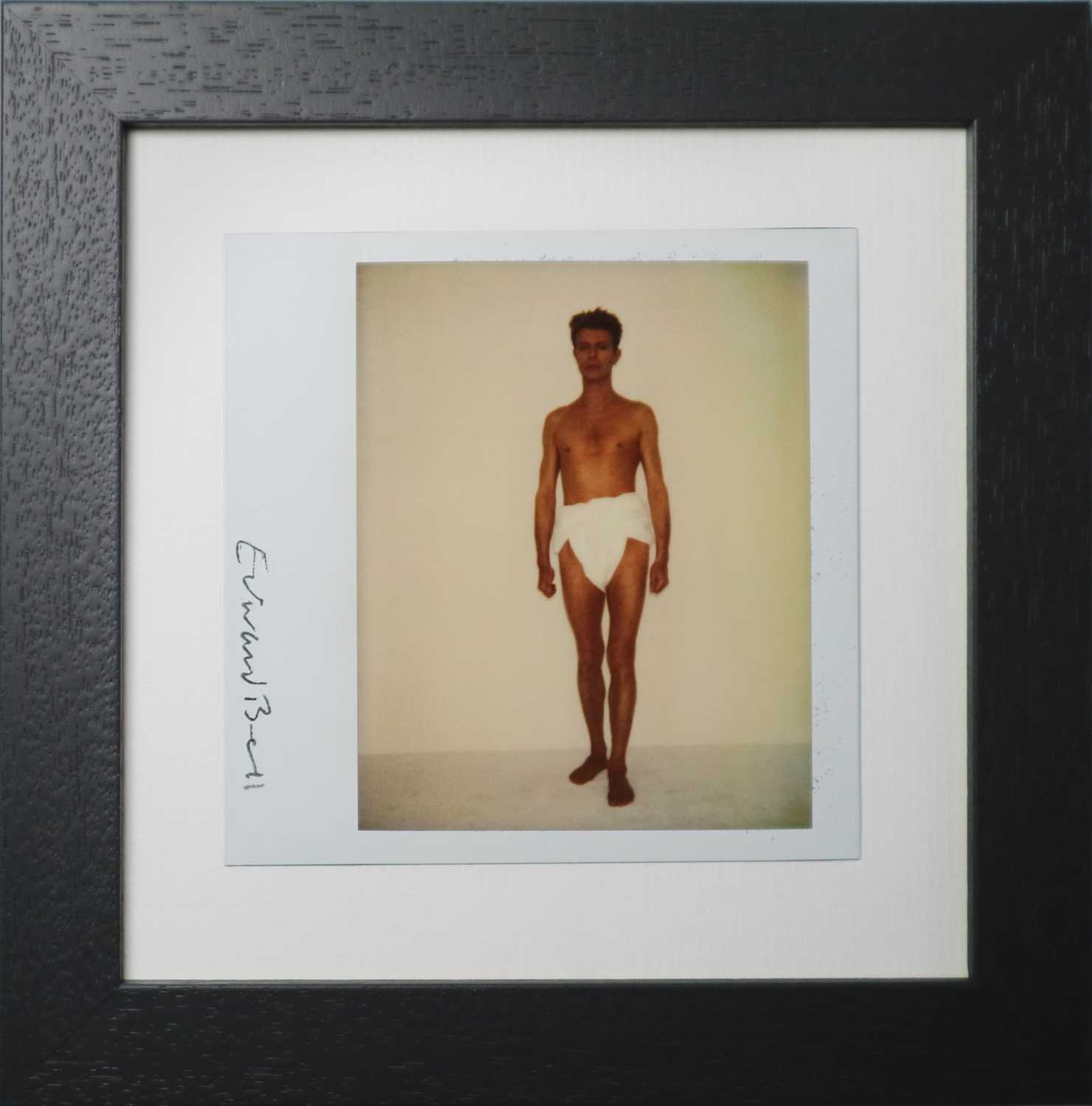 Lot 46 - Edward Bell (British Contemporary) Polaroid David Bowie in Toga