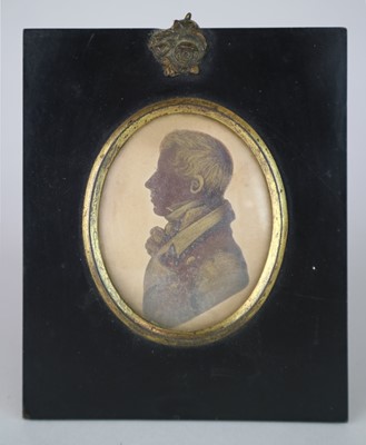 Lot 164 - J.H. Gillespie (British 1793-c.1838) Miniature Silhouette of a Gentleman