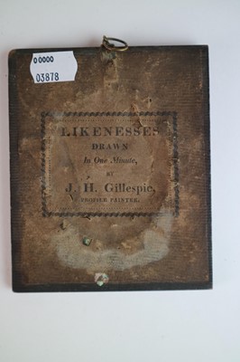 Lot 164 - J.H. Gillespie (British 1793-c.1838) Miniature Silhouette of a Gentleman
