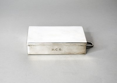 Lot 29 - A Victorian silver sandwich box
