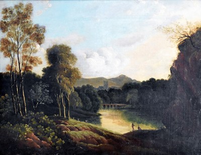 Lot 162 - Manner of Richard Wilson (British 18th Century),  St Albans Lake