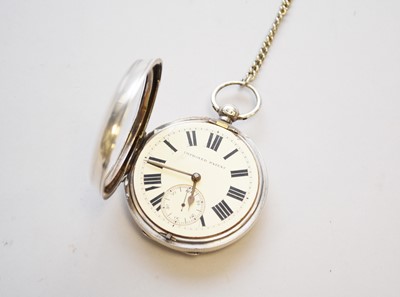 Lot 57 - An early 20th century silver cased open face pocket watch