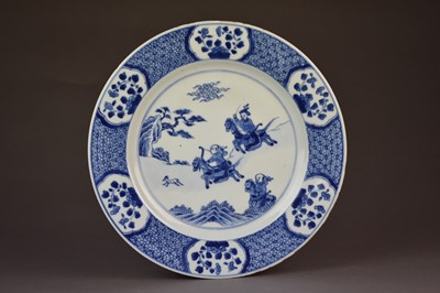 Lot 12 - A Chinese blue and white dish, Kangxi