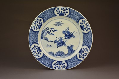 Lot 12 - A Chinese blue and white dish, Kangxi