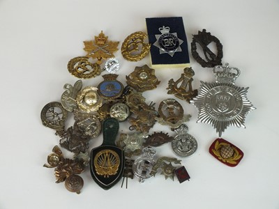 Lot 280 - A collection of 30 assorted army, police,...