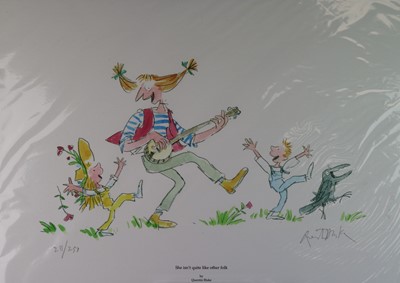 Lot 167 - Quentin Blake (b.1932) She Isn't Quite Like Other Folk