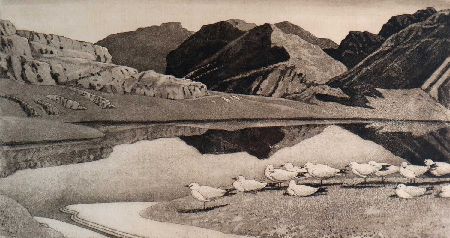 Lot 24 - Charles Frederick Tunnicliffe OBE RA (1901-1979) Hebridean Landscape