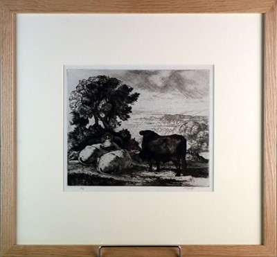 Lot 14 - Charles Frederick Tunnicliffe OBE RA (1901-1979) The Cheshire Plain