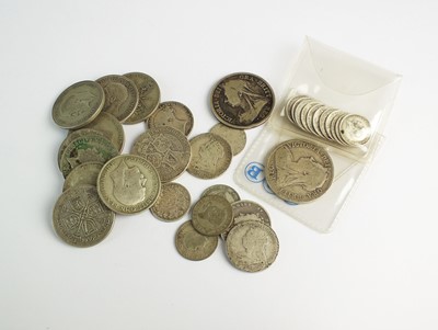 Lot 228 - A collection of British silver, cupro-nickel and copper coinage