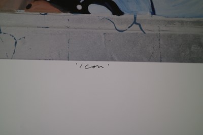 Lot 123 - Edward Bell (British Contemporary) Scary Monsters Icon Print