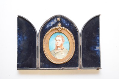 Lot 116 - Late 19th Century Portrait Miniature of a Naval Officer