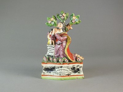 Lot 295 - Obadiah Sherratt pearlware figure of 'Christ's Agony'