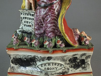 Lot 295 - Obadiah Sherratt pearlware figure of 'Christ's Agony'