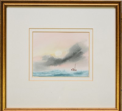 Lot 151 - Trevor Castle (British 20th Century) Twelve Seascape Watercolours