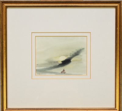 Lot 151 - Trevor Castle (British 20th Century) Twelve Seascape Watercolours