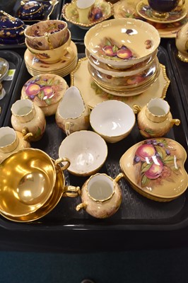 Lot 244 - A substantial collection of Aynsley Orchard Gold
