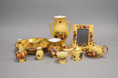 Lot 244 - A substantial collection of Aynsley Orchard Gold