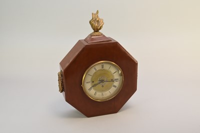 Lot 278 - A 19th century Austrian, three train wall clock