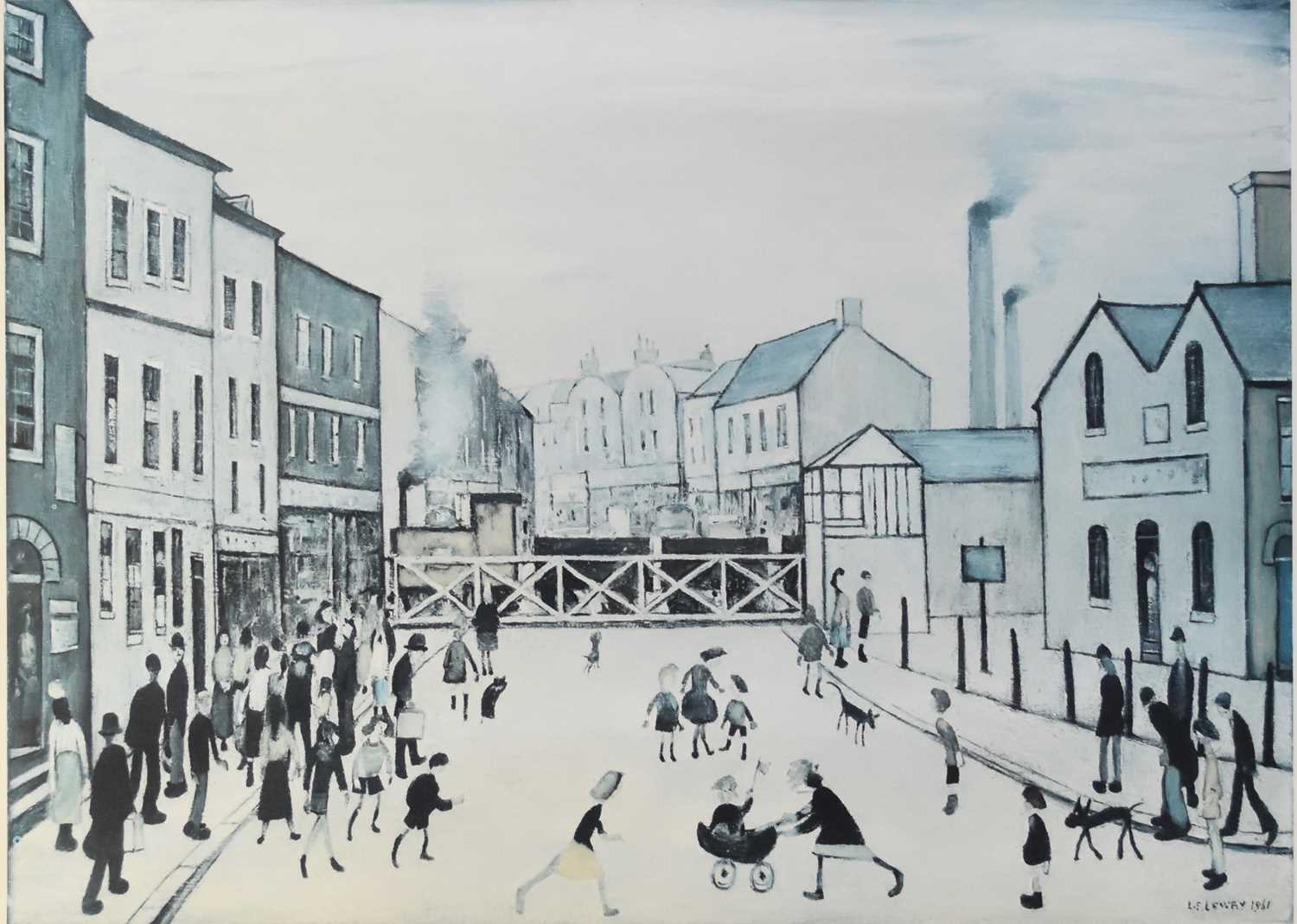 Lot 46 - Lawrence Stephen Lowry (British 1887-1976) The Crossing
