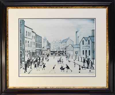 Lot 46 - Lawrence Stephen Lowry (British 1887-1976) The Crossing