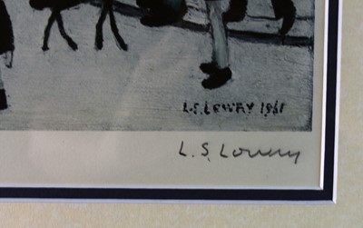 Lot 46 - Lawrence Stephen Lowry (British 1887-1976) The Crossing