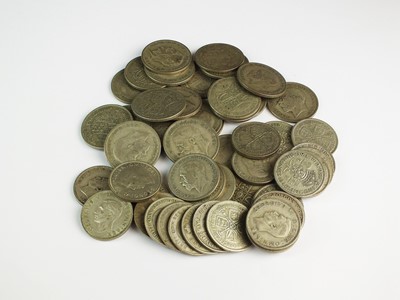 Lot 190 - A collection of United Kingdom pre-1947 silver coinage