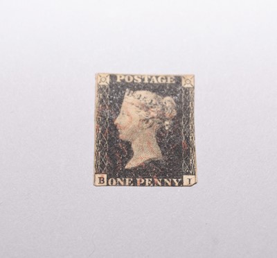 Lot 72 - Two penny black stamps