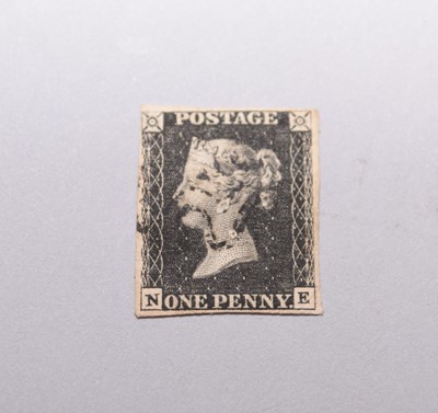 Lot 72 - Two penny black stamps