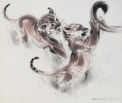 Lot 190 - Ralph Thompson (1913-2009) Lion Cubs