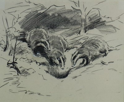 Lot 228 - Eileen Alice Soper RMS SWLA (1905-1990) Five Animal Studies