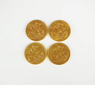 Lot 255 - Four sovereigns