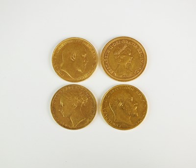 Lot 256 - Four sovereigns