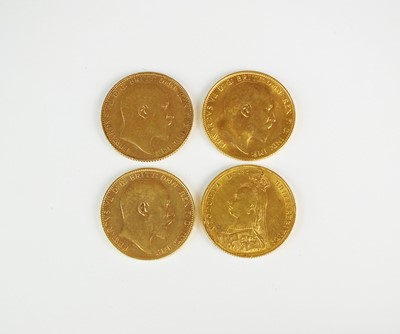 Lot 257 - Four sovereigns