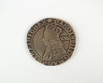 Lot 194 - A Charles II hammered half-crown