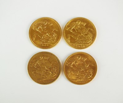 Lot 200 - Four sovereigns