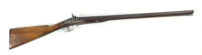 Lot 75 - A side-by-side black powder shotgun by James Brewster