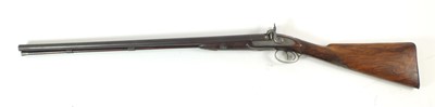 Lot 75 - A side-by-side black powder shotgun by James Brewster