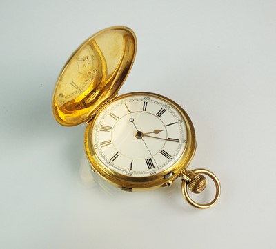 Lot 169 - A late Victorian Gentleman's 18ct gold full hunter pocket watch