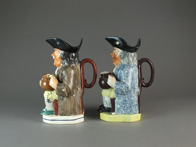 Lot 299 - Two Staffordshire toby jugs