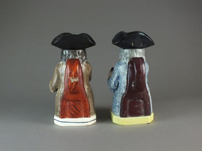 Lot 299 - Two Staffordshire toby jugs