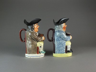 Lot 299 - Two Staffordshire toby jugs