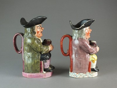 Lot 300 - Two Staffordshire toby jugs, circa 1820