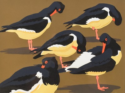 Lot 127 - Robert Gillmor (b. 1936) Oystercatchers