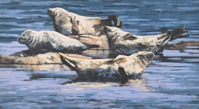 Lot 178 - John Threlfall SWLA (b.1958) Common Seals