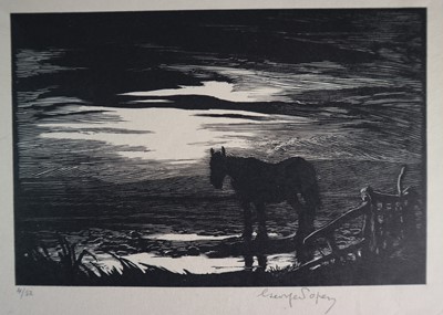Lot 217 - George Soper RA (British 1870-1942) Group of Woodcuts and original wood blocks