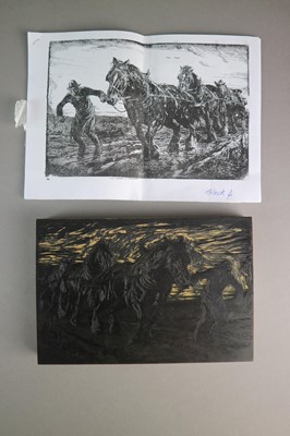 Lot 217 - George Soper RA (British 1870-1942) Group of Woodcuts and original wood blocks