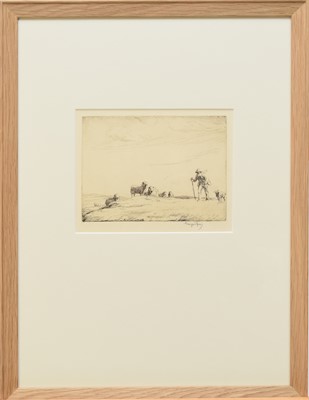 Lot 222 - George Soper RA (British 1870-1942) Two Agricultural Etchings