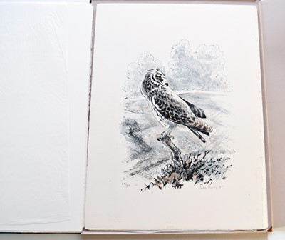 Lot 88 - OWLS - EIGHT BY EIGHT. A portfolio of original prints by eight leading European artists