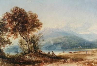 Lot 88 - Anthony Vandyke Copley Fielding RWS (1787-1855) Two Landscapes inc. Windermere